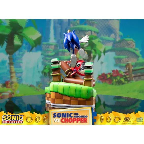 Figurine Sonic Generations - Sonic The Hedgehog vs Chopper Diorama 5