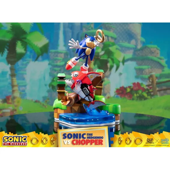 Figurine Sonic Generations - Sonic The Hedgehog vs Chopper Diorama 10