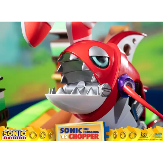 Figurine Sonic Generations - Sonic The Hedgehog vs Chopper Diorama 13