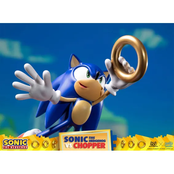 Figurine Sonic Generations - Sonic The Hedgehog vs Chopper Diorama 20