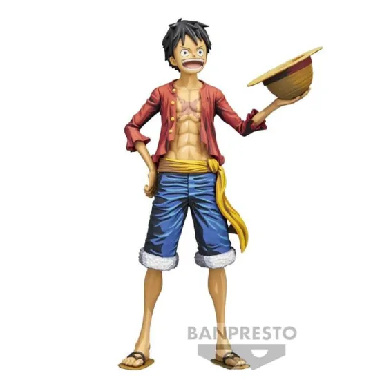 One Piece - Grandista nero Manga Dimensions Monkey D. Luffy Banpresto figure
