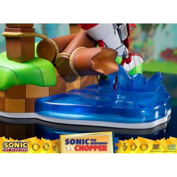 Figurine Sonic Generations - Sonic The Hedgehog vs Chopper Diorama 25