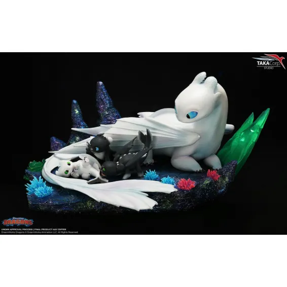 Figurine Taka Corp Dragons - Light Fury & Night Light 9