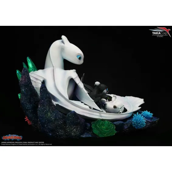 How to Train Your Dragon - Light Fury & Night Light Taka Corp figure 5