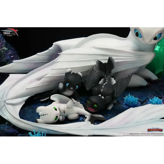 Figurine Taka Corp Dragons - Light Fury & Night Light 2