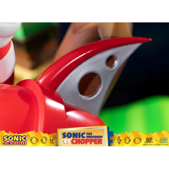 Figurine Sonic Generations - Sonic The Hedgehog vs Chopper Diorama 30