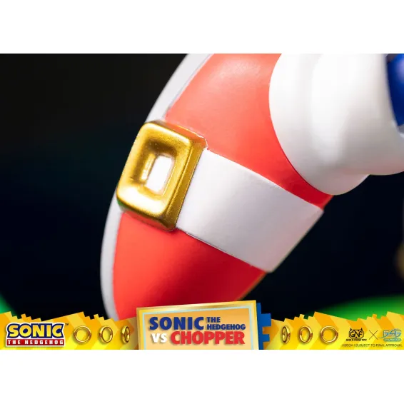 Figurine Sonic Generations - Sonic The Hedgehog vs Chopper Diorama 31