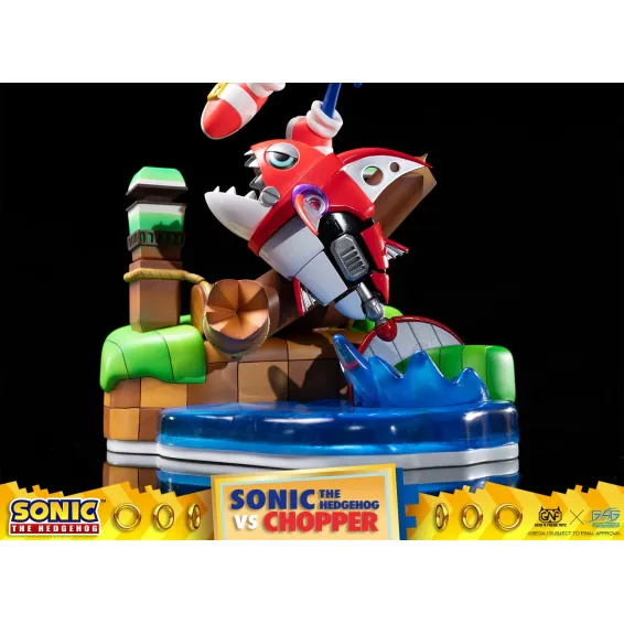 Figurine Sonic Generations - Sonic The Hedgehog vs Chopper Diorama 33