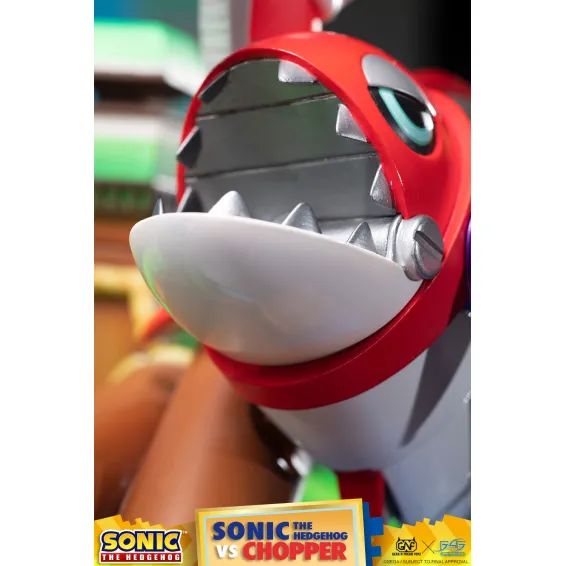 Figurine Sonic Generations - Sonic The Hedgehog vs Chopper Diorama 34