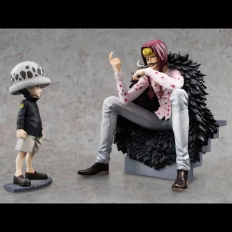 Figura Megahouse One Piece - Portrait of Pirates Excellent Model Limited P.O.P. Corazon & Law Limited Edition