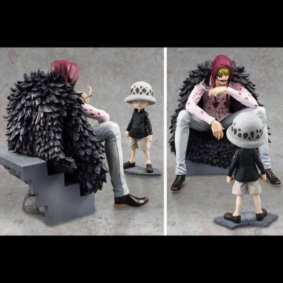 One Piece - Portrait of Pirates Excellent Model Limited - Corazon & Law Limited Edition Figure Megahouse - 4