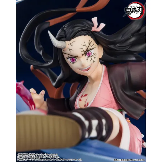 Kimetsu No Yaiba: Demon Slayer - Figuarts Zero - Figurine Nezuko Kamado Demon Form Advancing Ver. SHOWROOM Tamashii Nations - 6