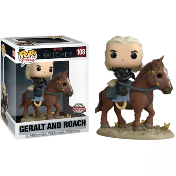 Figurine Funko The Witcher 3 - Geralt and Roach Special Edition POP! Rides