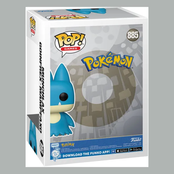 Pokémon - Figura Munchlax 885 POP! Funko - 3