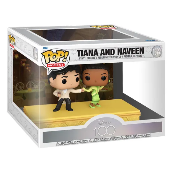 Disney's 100th Anniversary - Figurine Tiana & Naveen POP! Moment Funko - 2