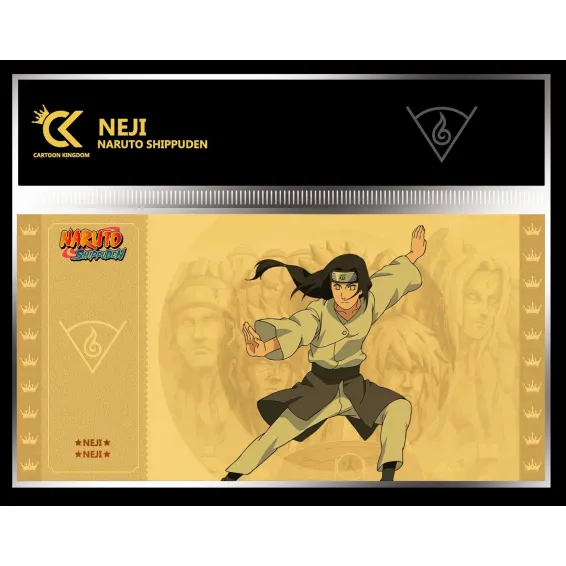 Naruto Shippuden - Ticket doré Neji Cartoon Kingdom - 1