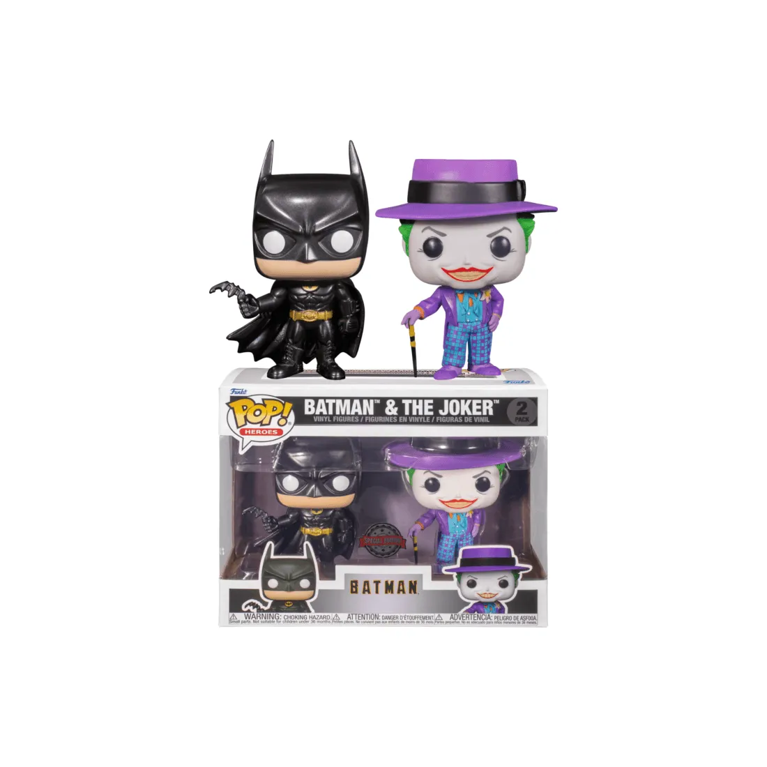 Figurine Batman & The Joker Metallic  Exclusive