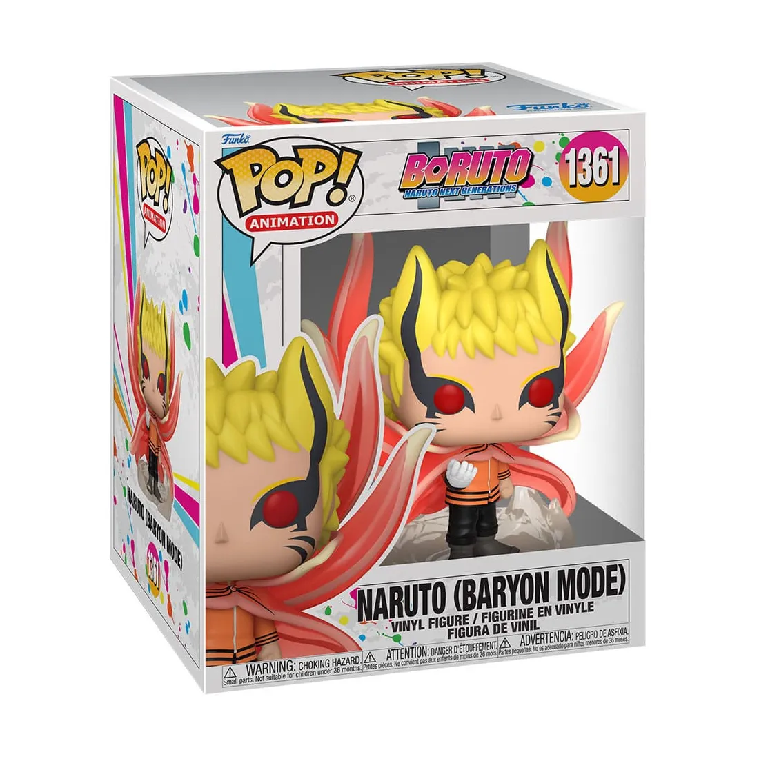 Funko Conjunto de 5 bonecos Pop Boruto da Marvel Boruto com Marcas