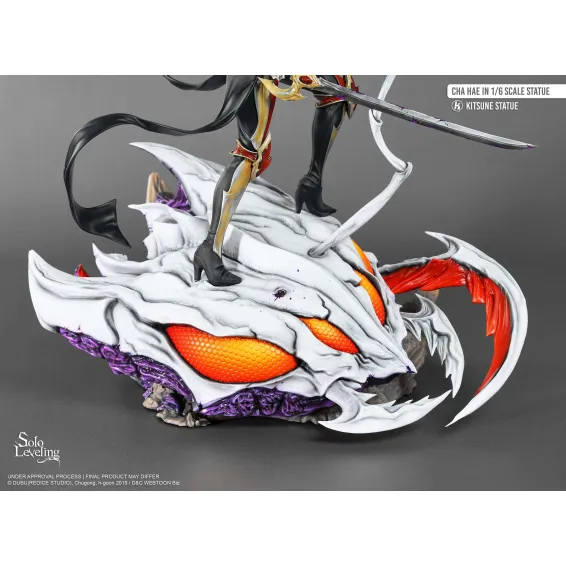 Figura Cha Hae Figura Solo Leveling Kitsune Statue