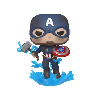 Marvel Avengers: Endgame - Captain America w/Broken Shield & Mjölnir figure