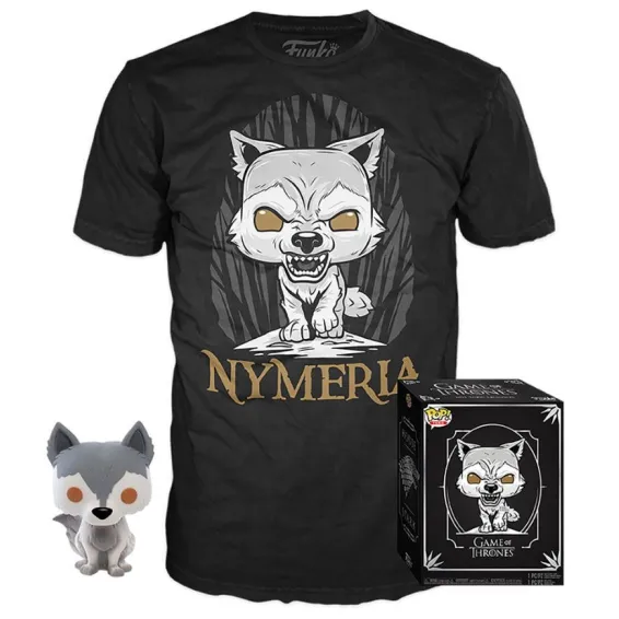 Game of Thrones - figura POP! & T-Shirt Nymeria