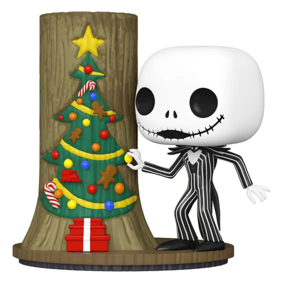 Disney Pesadilla antes de Navidad - Figura Jack Skellington with Christmas Door POP! PREPEDIDO Funko - 1