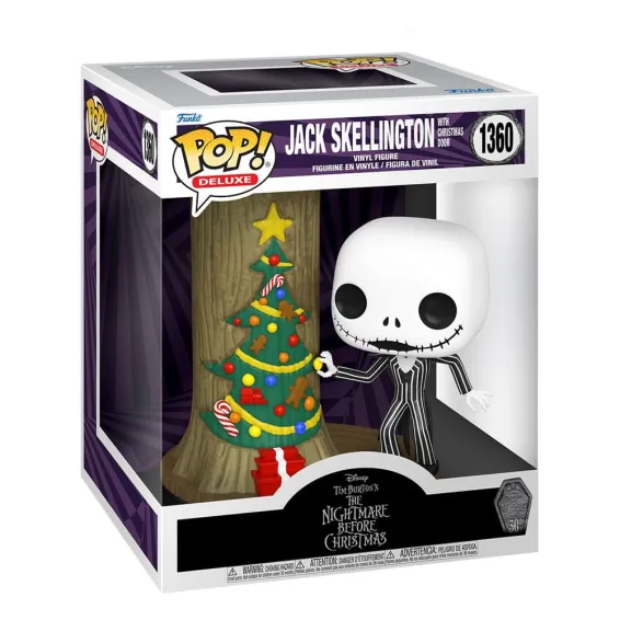 Disney Pesadilla antes de Navidad - Figura Jack Skellington with Christmas Door POP! PREPEDIDO Funko - 2