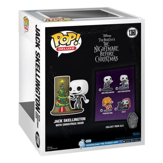 Disney Nightmare Before Christmas - Jack Skellington with Christmas Door POP! Figure PRE-ORDER Funko - 3