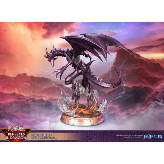 Yu-Gi-Oh! - Figura Red-Eyes Black Dragon Purple Version First 4 Figures