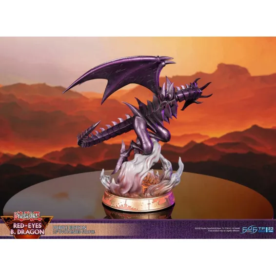 Yu-Gi-Oh! - Red-Eyes Black Dragon Purple Version Figure First 4 Figures 5