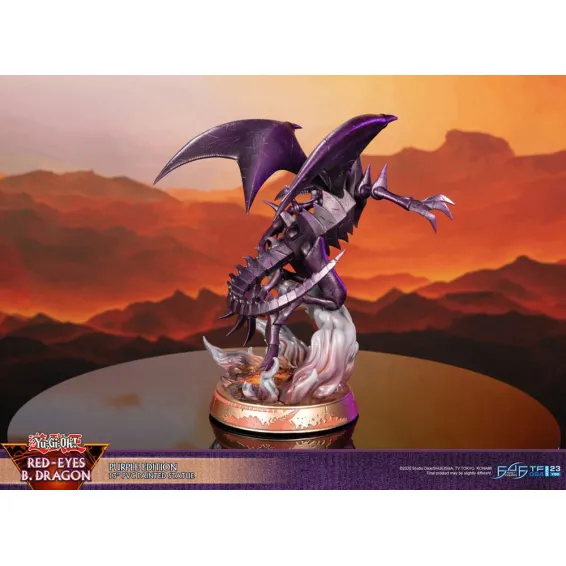 Yu-Gi-Oh! - Red-Eyes Black Dragon Purple Version Figure First 4 Figures 6