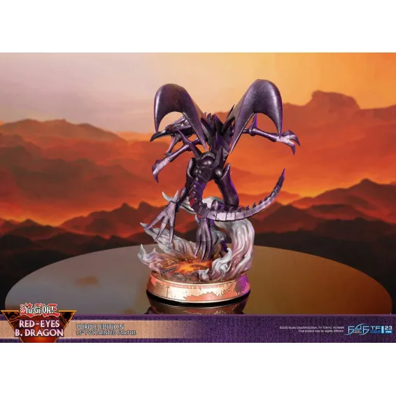 Yu-Gi-Oh! - Red-Eyes Black Dragon Purple Version Figure First 4 Figures 7