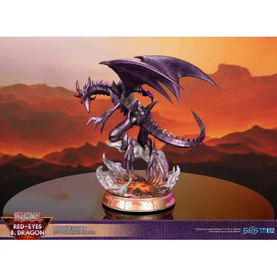 Yu-Gi-Oh! - Red-Eyes Black Dragon Purple Version Figure First 4 Figures 9