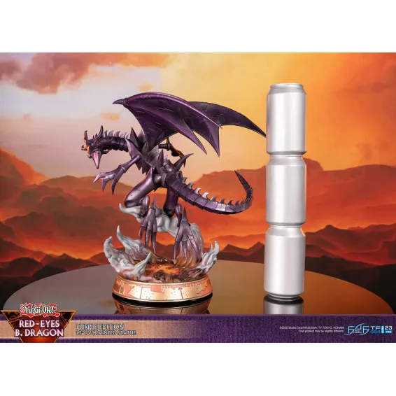 Yu-Gi-Oh! - Red-Eyes Black Dragon Purple Version Figure First 4 Figures 10