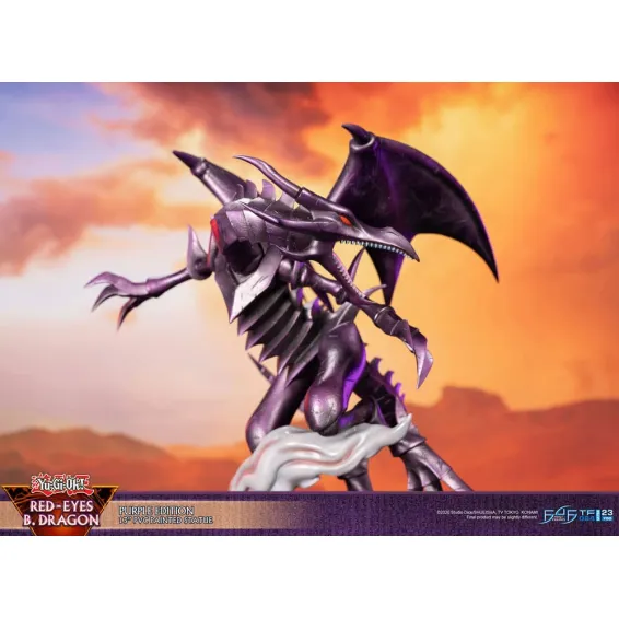 Yu-Gi-Oh! - Red-Eyes Black Dragon Purple Version Figure First 4 Figures 12