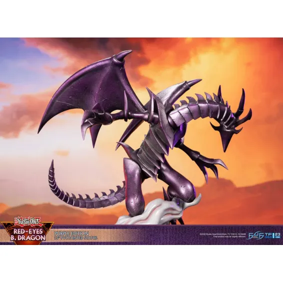 Yu-Gi-Oh! - Red-Eyes Black Dragon Purple Version Figure First 4 Figures 14