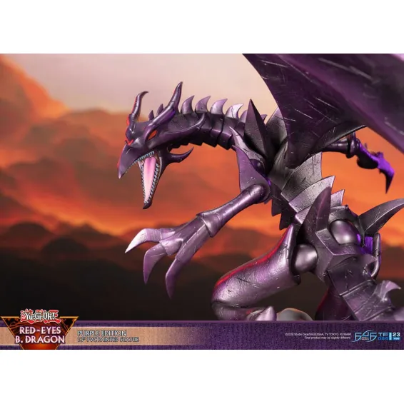 Yu-Gi-Oh! - Red-Eyes Black Dragon Purple Version Figure First 4 Figures 16