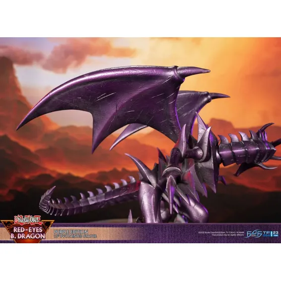 Yu-Gi-Oh! - Red-Eyes Black Dragon Purple Version Figure First 4 Figures 21