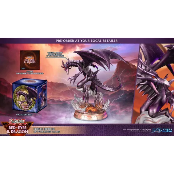 Yu-Gi-Oh! - Red-Eyes Black Dragon Purple Version Figure First 4 Figures 22