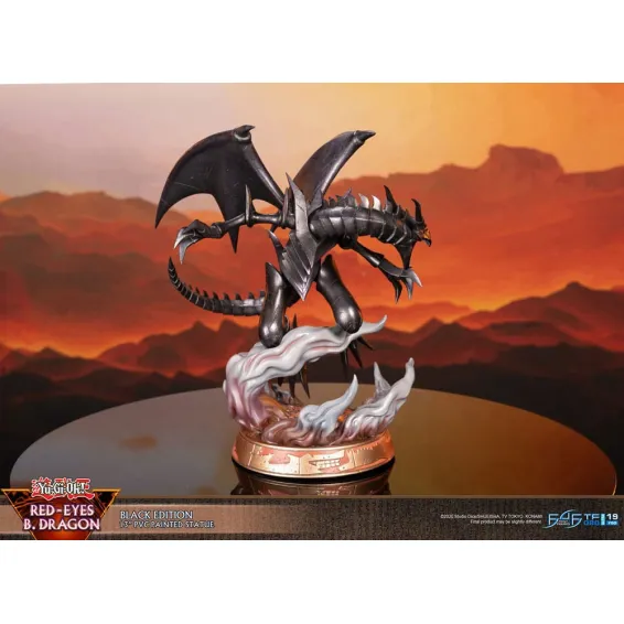 Yu-Gi-Oh! - Figura Red-Eyes Black Dragon Black Version PREPEDIDO First 4 Figures - 4