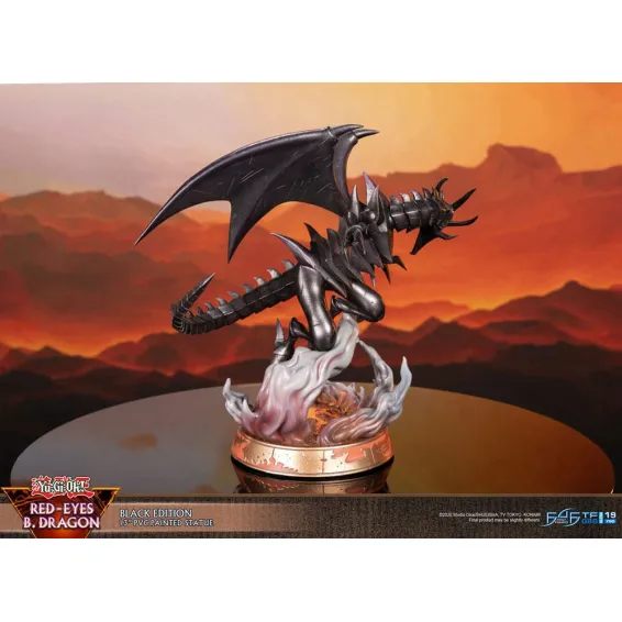 Yu-Gi-Oh! - Figura Red-Eyes Black Dragon Black Version PREPEDIDO First 4 Figures - 5