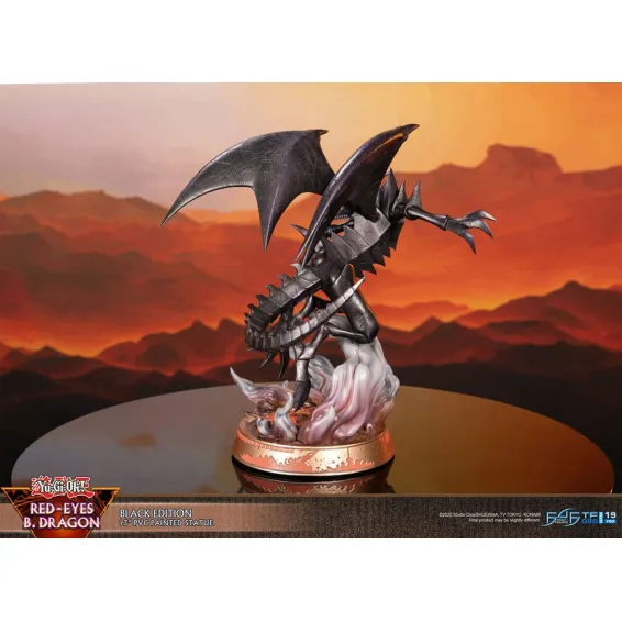 Yu-Gi-Oh! - Figura Red-Eyes Black Dragon Black Version PREPEDIDO First 4 Figures - 6