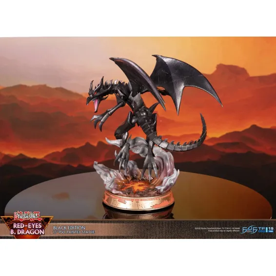 Yu-Gi-Oh! - Figura Red-Eyes Black Dragon Black Version PREPEDIDO First 4 Figures - 8