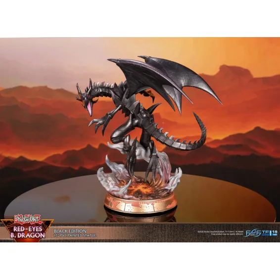 Yu-Gi-Oh! - Figura Red-Eyes Black Dragon Black Version PREPEDIDO First 4 Figures - 9