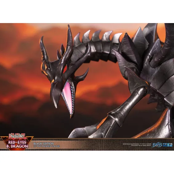 Yu-Gi-Oh! - Figura Red-Eyes Black Dragon Black Version PREPEDIDO First 4 Figures - 16