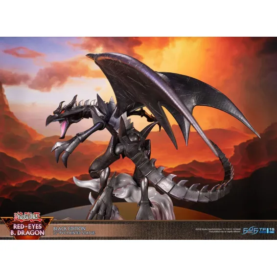 Yu-Gi-Oh! - Figura Red-Eyes Black Dragon Black Version PREPEDIDO First 4 Figures - 20