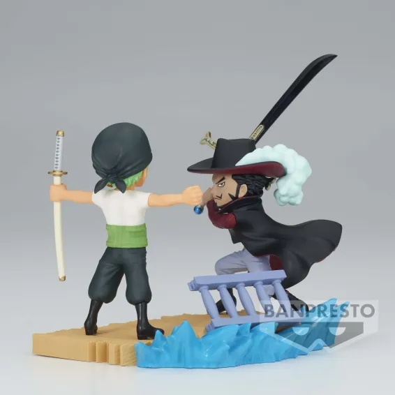 One Piece - WCF Log Stories - Roronoa Zoro vs. Dracule Mihawks Figure Banpresto - 3