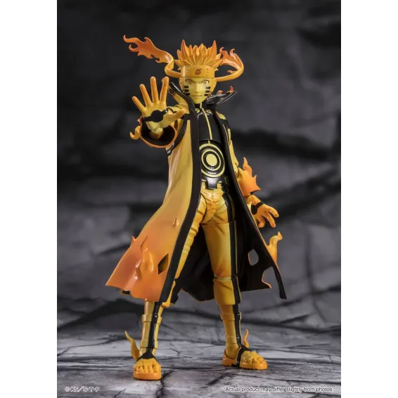 S.H. Figuarts Naruto Uzumaki Kurama Link Mode (Courageous Strength That  Binds) Figure, Naruto Figure