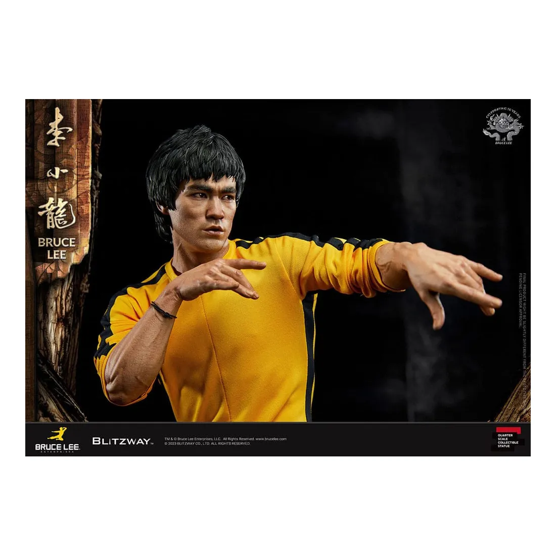 Superb Scale 1/4 Bruce Lee 50th Anniversary Tribute Figure | Bruce