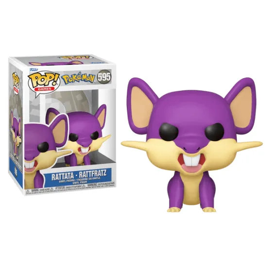 Pokémon - Figura Rattata 595 POP! Funko - 1